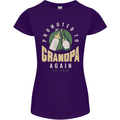Promoted to Grandpa Est. 2026 Womens Petite Cut T-Shirt Purple