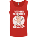 Promoted to Nanny Funny Baby Boy Girl Mens Vest Tank Top Red