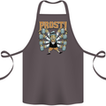 Prost German Oktoberfest Beer Cotton Apron 100% Organic Dark Grey
