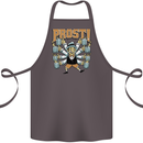 Prost German Oktoberfest Beer Cotton Apron 100% Organic Dark Grey