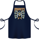 Prost German Oktoberfest Beer Cotton Apron 100% Organic Navy Blue