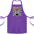 Prost German Oktoberfest Beer Cotton Apron 100% Organic Purple
