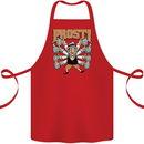 Prost German Oktoberfest Beer Cotton Apron 100% Organic Red