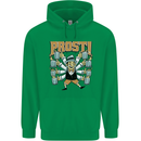 Prost German Oktoberfest Beer Mens 80% Cotton Hoodie Irish Green
