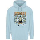 Prost German Oktoberfest Beer Mens 80% Cotton Hoodie Light Blue
