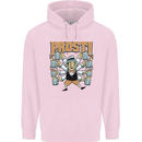 Prost German Oktoberfest Beer Mens 80% Cotton Hoodie Light Pink