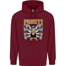Prost German Oktoberfest Beer Mens 80% Cotton Hoodie Maroon