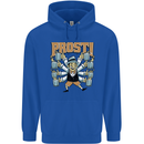 Prost German Oktoberfest Beer Mens 80% Cotton Hoodie Royal Blue