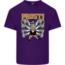 Prost German Oktoberfest Beer Mens Cotton T-Shirt Tee Top Purple