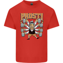 Prost German Oktoberfest Beer Mens Cotton T-Shirt Tee Top Red