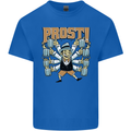 Prost German Oktoberfest Beer Mens Cotton T-Shirt Tee Top Royal Blue