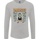 Prost German Oktoberfest Beer Mens Long Sleeve T-Shirt Sports Grey