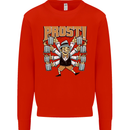 Prost German Oktoberfest Beer Mens Sweatshirt Jumper Bright Red