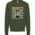 Prost German Oktoberfest Beer Mens Sweatshirt Jumper Forest Green