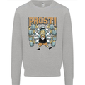 Prost German Oktoberfest Beer Mens Sweatshirt Jumper Sports Grey