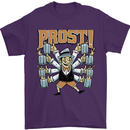 Prost German Oktoberfest Beer Mens T-Shirt 100% Cotton Purple