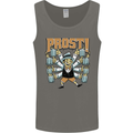 Prost German Oktoberfest Beer Mens Vest Tank Top Charcoal