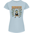 Prost German Oktoberfest Beer Womens Petite Cut T-Shirt Light Blue