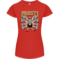 Prost German Oktoberfest Beer Womens Petite Cut T-Shirt Red