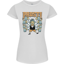Prost German Oktoberfest Beer Womens Petite Cut T-Shirt White