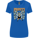 Prost German Oktoberfest Beer Womens Wider Cut T-Shirt Royal Blue