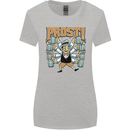 Prost German Oktoberfest Beer Womens Wider Cut T-Shirt Sports Grey