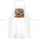 Prost to Oktoberfest German Beer Festival Cotton Apron 100% Organic White