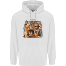 Prost to Oktoberfest German Beer Festival Mens 80% Cotton Hoodie White