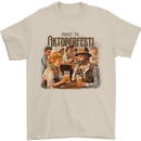 Prost to Oktoberfest German Beer Festival Mens T-Shirt 100% Cotton Sand
