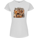 Prost to Oktoberfest German Beer Festival Womens Petite Cut T-Shirt White