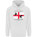 Proud to Be English St Georges Day Flag Childrens Kids Hoodie White