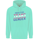 Proud to Be Transgender LGBT Childrens Kids Hoodie Peppermint