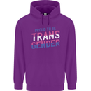 Proud to Be Transgender LGBT Childrens Kids Hoodie Purple