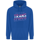 Proud to Be Transgender LGBT Childrens Kids Hoodie Royal Blue