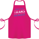 Proud to Be Transgender LGBT Cotton Apron 100% Organic Pink