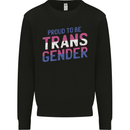 Proud to Be Transgender LGBT Kids Sweatshirt Jumper Black