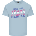 Proud to Be Transgender LGBT Kids T-Shirt Childrens Light Blue