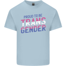 Proud to Be Transgender LGBT Kids T-Shirt Childrens Light Blue
