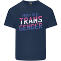 Proud to Be Transgender LGBT Kids T-Shirt Childrens Navy Blue