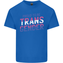 Proud to Be Transgender LGBT Kids T-Shirt Childrens Royal Blue
