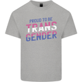 Proud to Be Transgender LGBT Kids T-Shirt Childrens Sports Grey