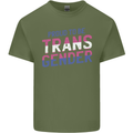 Proud to Be Transgender LGBT Mens Cotton T-Shirt Tee Top Military Green