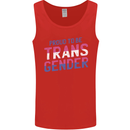 Proud to Be Transgender LGBT Mens Vest Tank Top Red