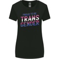 Proud to Be Transgender LGBT Womens Wider Cut T-Shirt Black