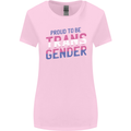 Proud to Be Transgender LGBT Womens Wider Cut T-Shirt Light Pink