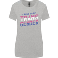 Proud to Be Transgender LGBT Womens Wider Cut T-Shirt Sports Grey