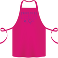 Proud to Be a Lesbian LGBT Gay Pride Awareness Cotton Apron 100% Organic Pink