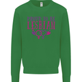 Proud to Be a Lesbian LGBT Gay Pride Awareness Mens Sweatshirt Jumper Irish Green