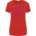 Proud to Be a Lesbian LGBT Gay Pride Awareness Womens Wider Cut T-Shirt Red