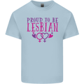 Proud to Be a Lesbian LGBT Gay Pride Day Kids T-Shirt Childrens Light Blue